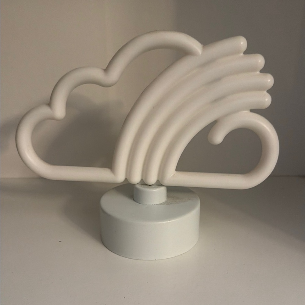White Cloud and Rainbow light
